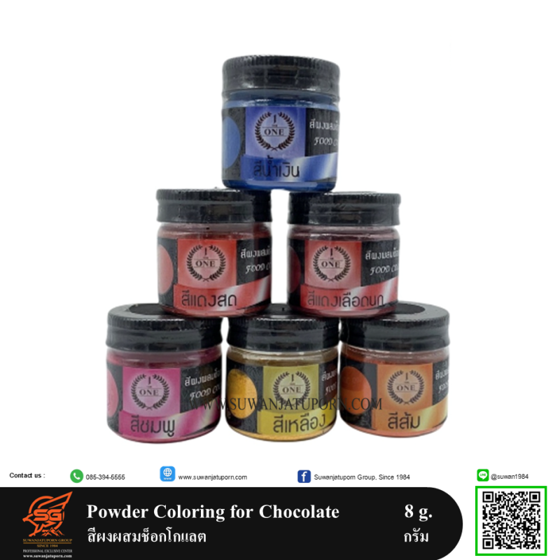 Powder Coloring for Chocolate – Pink สีผงผสมช็อกโกแลต สีชมพู ...