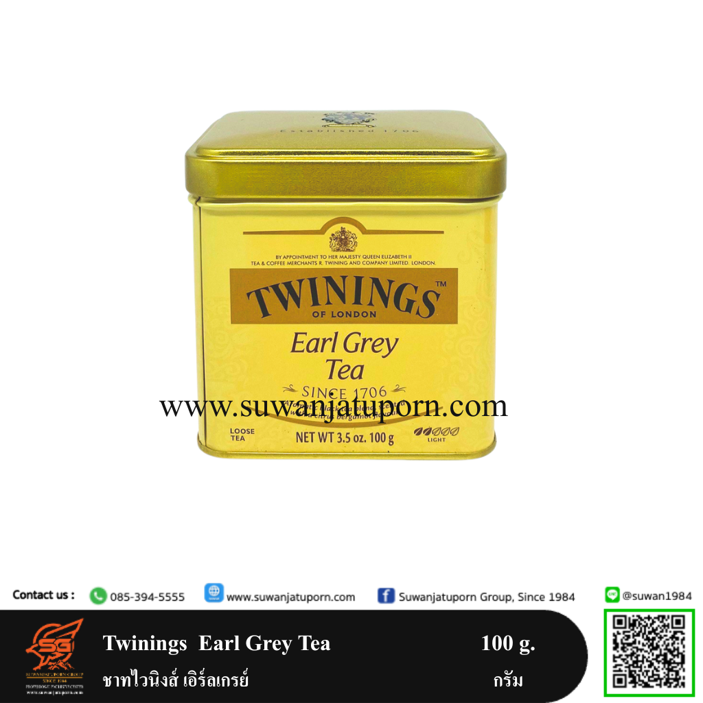 01-012-34 Twinings Earl Grey Tea 100 g. 1