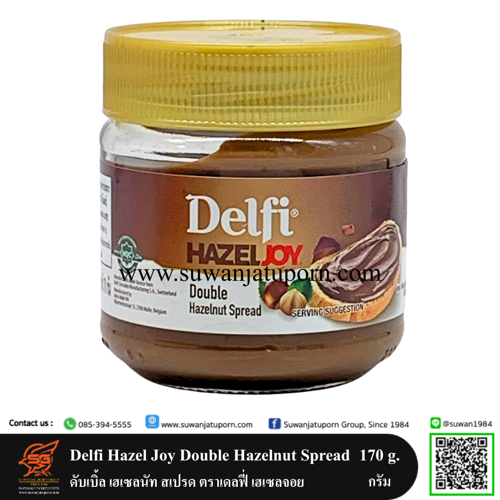 08-273-15 Delfi Hazel Joy Double Hazelnut Spread 170 g.