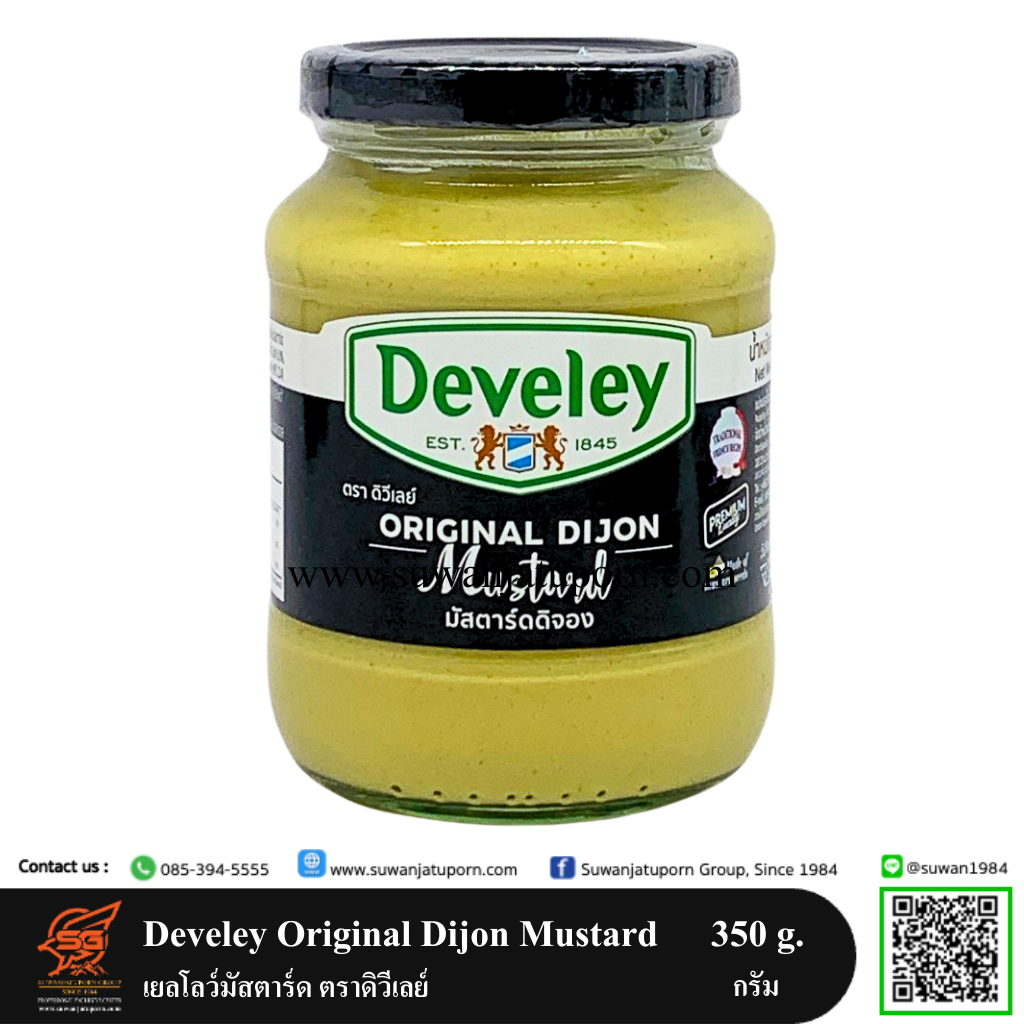 09-296-127 Develey Original Dijon Mustard 350 g